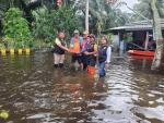ลงพื้นที่สำรวจสถานะการณ์น้ำท่วมในตำบลป่าระกำ อันเนื่องจากเหต